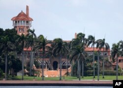 Foto Achiv: Kay Prezidan Donald Trump la, Mar-a-Lago, nan Palm Beach, Florid, 10 Jiye 2019.