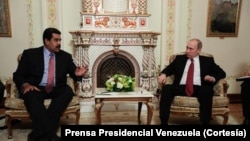 Tư liệu: TT Venezuela Nicolas Maduro được TT Nga tiếp đón ở điện Kremlin. (Courtesy: Presidential Press of Venezuela)