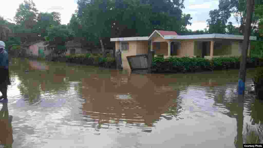 Yon zon ki inonde nan Wanament, nodes Ayiti, 8 septanm 2017. (Foto - Josiah Cherenfant, jounalis sitwayen) &nbsp;