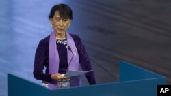 Bà Suu Kyi đi thăm châu Âu 