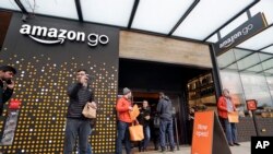 Một cửa hàng amazon go ở Seattle, bang Washington, Hoa Kỳ. 