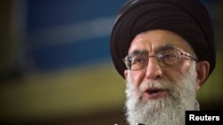 Giáo chủ Ayatollah Ali Khamenei, lãnh tụ tối cao của Iran.