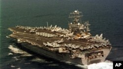 Hàng không mẫu hạm USS Nimitz (ảnh tư liệu)