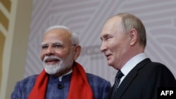 22 Ekim 2024 - Rusya Cumhurbaşkanı Putin, Hindistan Başbakanı Modi'yi karşıladı.