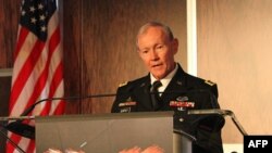 ABD Genelkurmay Başkanı Org. Martin Dempsey, 30. Yıllık Türk-Amerikan Konseyi toplantısında konuşurken (1 Kasım 2011)