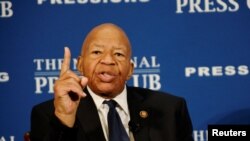 Dân biểu Elijah Cummings tại CLB Báo chí Quốc gia ở Washington, ngày 7/8/2019.