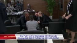 TT Putin bàn vấn đề Syria với TT Obama ở Peru