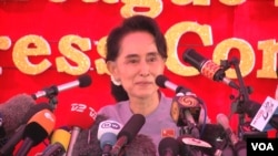 Lãnh tụ đối lập Myanmar Aung San Suu Kyi.