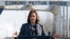 Phó Tổng thống Mỹ Kamala Harris phát biểu tại buỗi lễ ở Cầu Edmund Pettus kỷ niệm 59 năm "Ngày Chủ nhật Đẫm máu" ở Selma, Alabama, hôm 3/3.