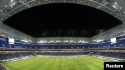 Soccer Football - Russian Football National League - Baltika Kaliningrad vs Krylia Sovetov Samara - Kaliningrad Stadium, Kaliningrad, Russia - April 11, 2018 