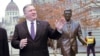 Ngoại trưởng Mỹ Pompeo trong chuyến thăm Budapest hôm 11/2.