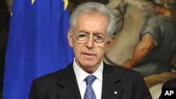 Thủ tướng Ý Mario Monti.