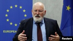 Phó Chủ tịch điều hành Ủy ban châu Âu (EC) Frans Timmermans. 