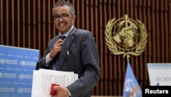 Tổng giám đốc Tổ chức Y tế Thế giới (WHO) Tedros Adhanom Ghebreyesus.