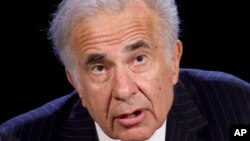 Nhà đầu tư tỷ phú Carl Icahn, cố vấn đặc biệt của Tổng thống Trump