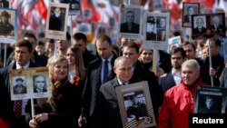 Victory Day and 77th anniversary of the end of World War Two, in Moscow