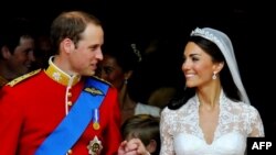 Hoàng tử Anh William và Kate Middleton trong ngày tân hôn, ngày 29 tháng 4, 2011