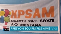 Ayiti: Nouvo PM Fils-Aimè Anba Presyon 