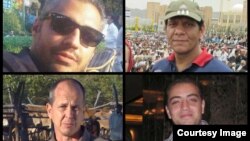 Bốn ký giả đài Al-Jazeera Peter Greste, Mohamed Fahmy, Baher Mohamed và Mohamed Fawzy.