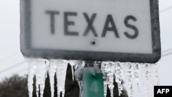 Bão tuyết tại Texas.