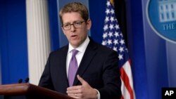 Phát ngôn viên Tòa Bạch Ốc Jay Carney.