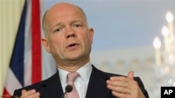 Ngoại trưởng Anh William Hague