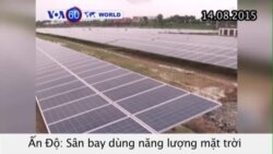 Sân bay năng lượng mặt trời sắp khai trương ở Ấn Độ (VOA60)