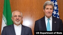 Ngoại trưởng Hoa Kỳ John Kerry và Ngoại trưởng Iran Mohammad Javad Zarif.