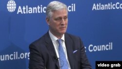 Cố vấn An ninh quốc gia Mỹ Robert O’Brien, phát biểu tại Hội đồng Đại Tây Dương- Atlantic Council. 