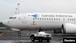 Máy bay Boeing 737 Max 8 của hãng Garuda.