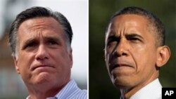 Tổng thống Hoa Kỳ Barack Obama và ứng cử viên tổng thống của đảng Cộng hòa Mitt Romney