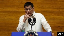 Tổng thống Philippines Rodrigo Duterte.