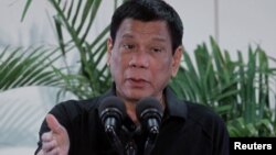 Tổng thống Philippines Rodrigo Duterte.