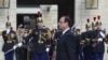 Ông Francois Hollande đến Ðiện Elysee để làm lễ tuyên thệ nhậm chức Tổng thống Pháp, ngày 15/5/2012